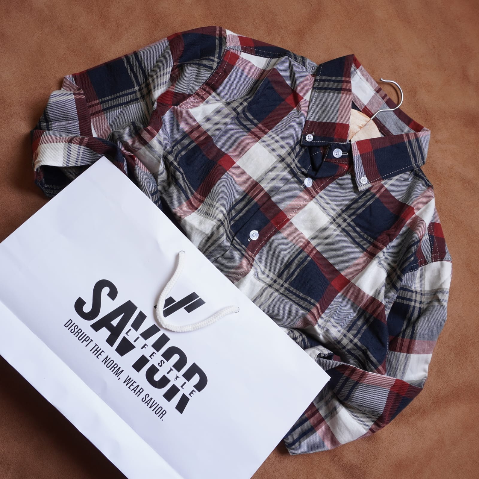Full Sleeve Pocketless Check Shirt - SCS13
