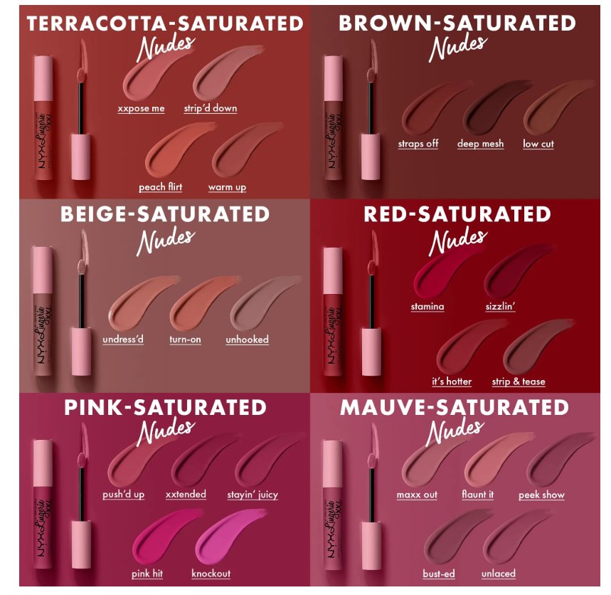 NYX Lip Lingerie XXL- Shade: Warm Up - Image 4