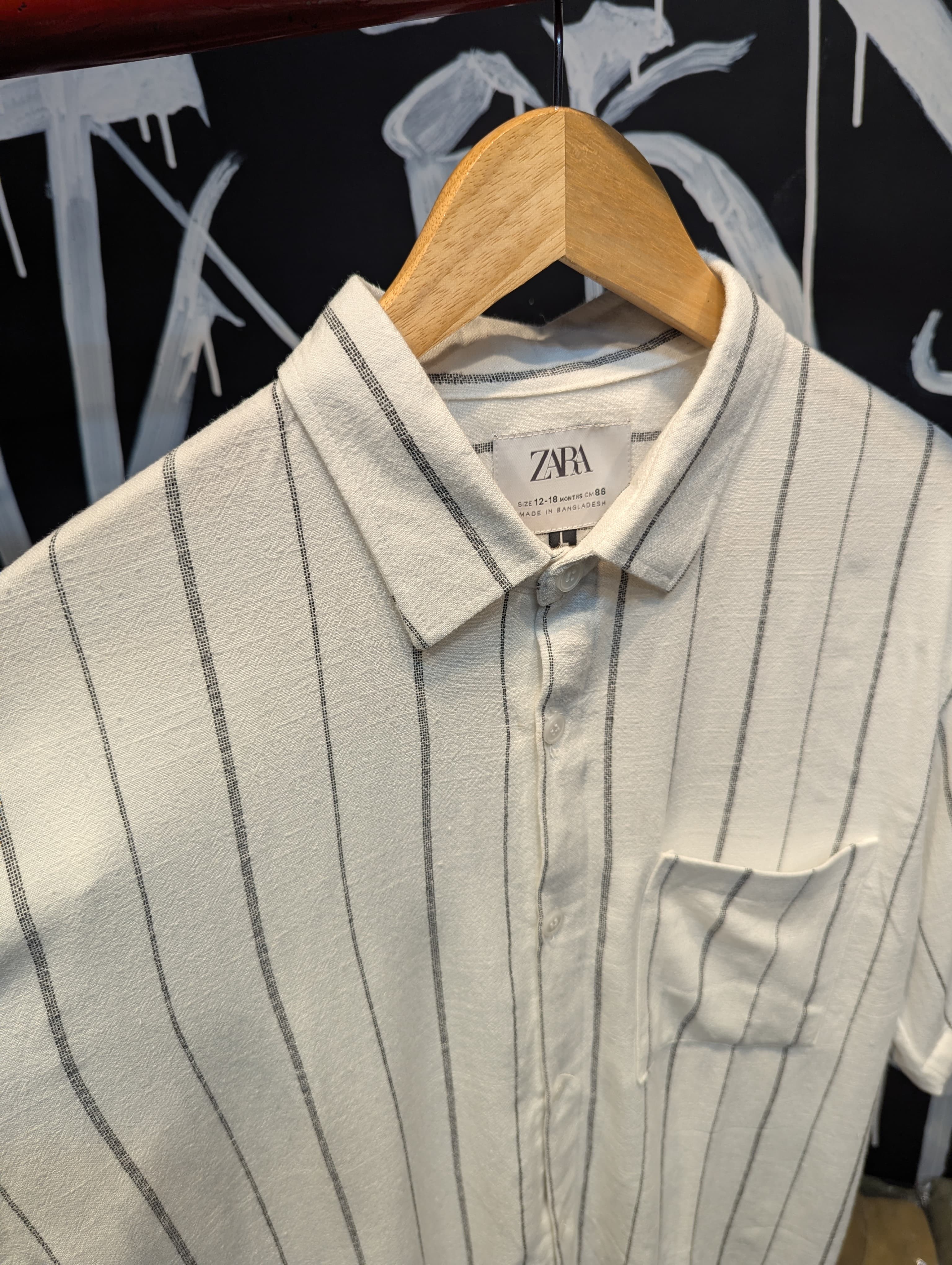 Drift Stripe Shirt, Oversized pattern - Image 1