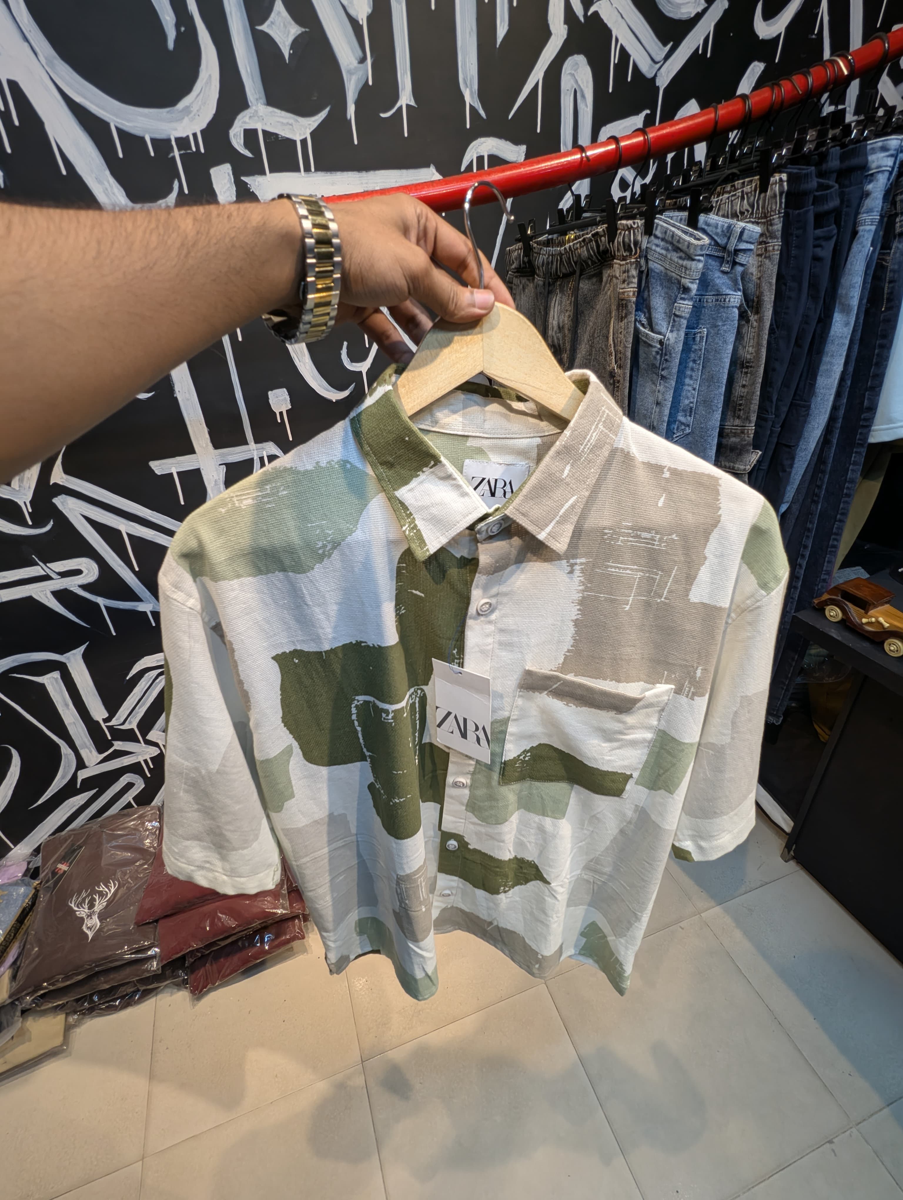 Urban Brush Drift / Oversized Shirt - Image 4