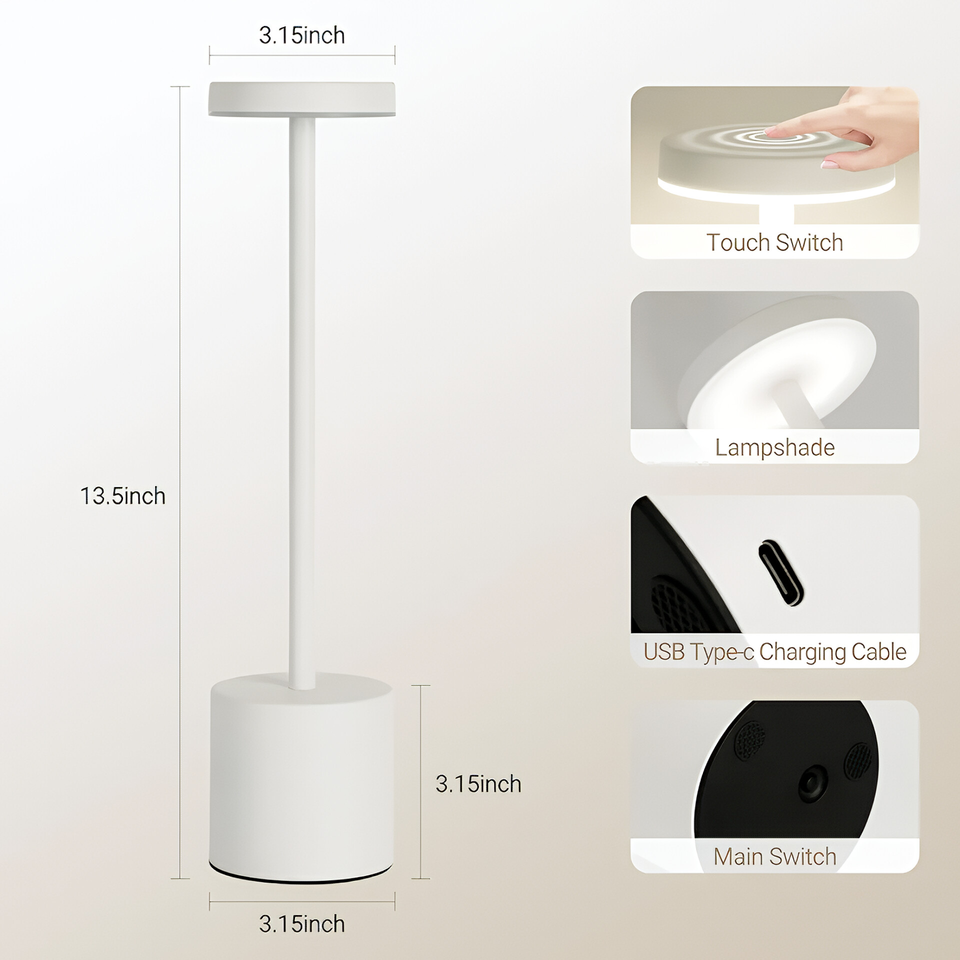 Cordless Rechargable Led Lamp_img_2