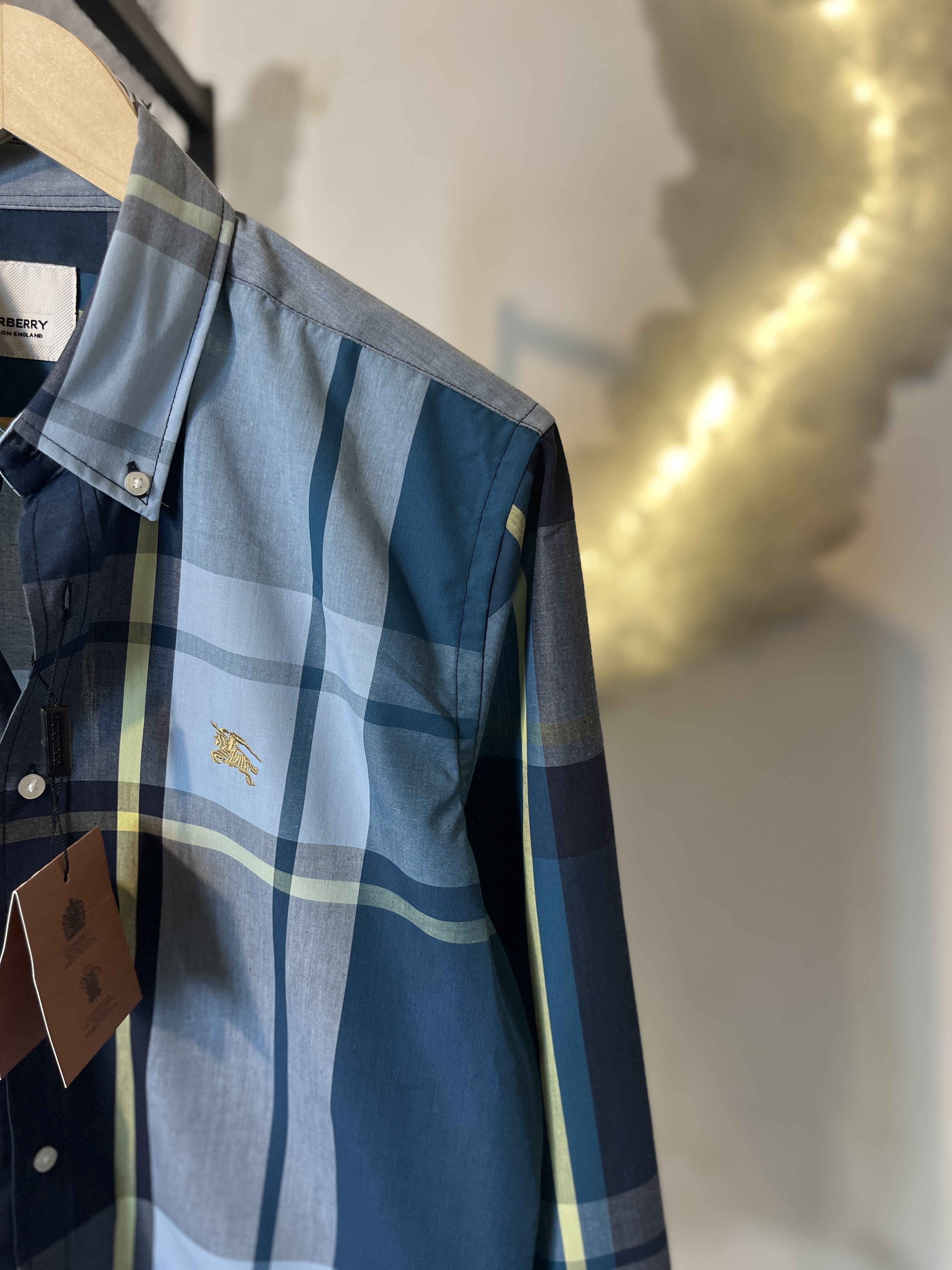 BURBERRY OLIVE GREEN BIG CHECK_img_1