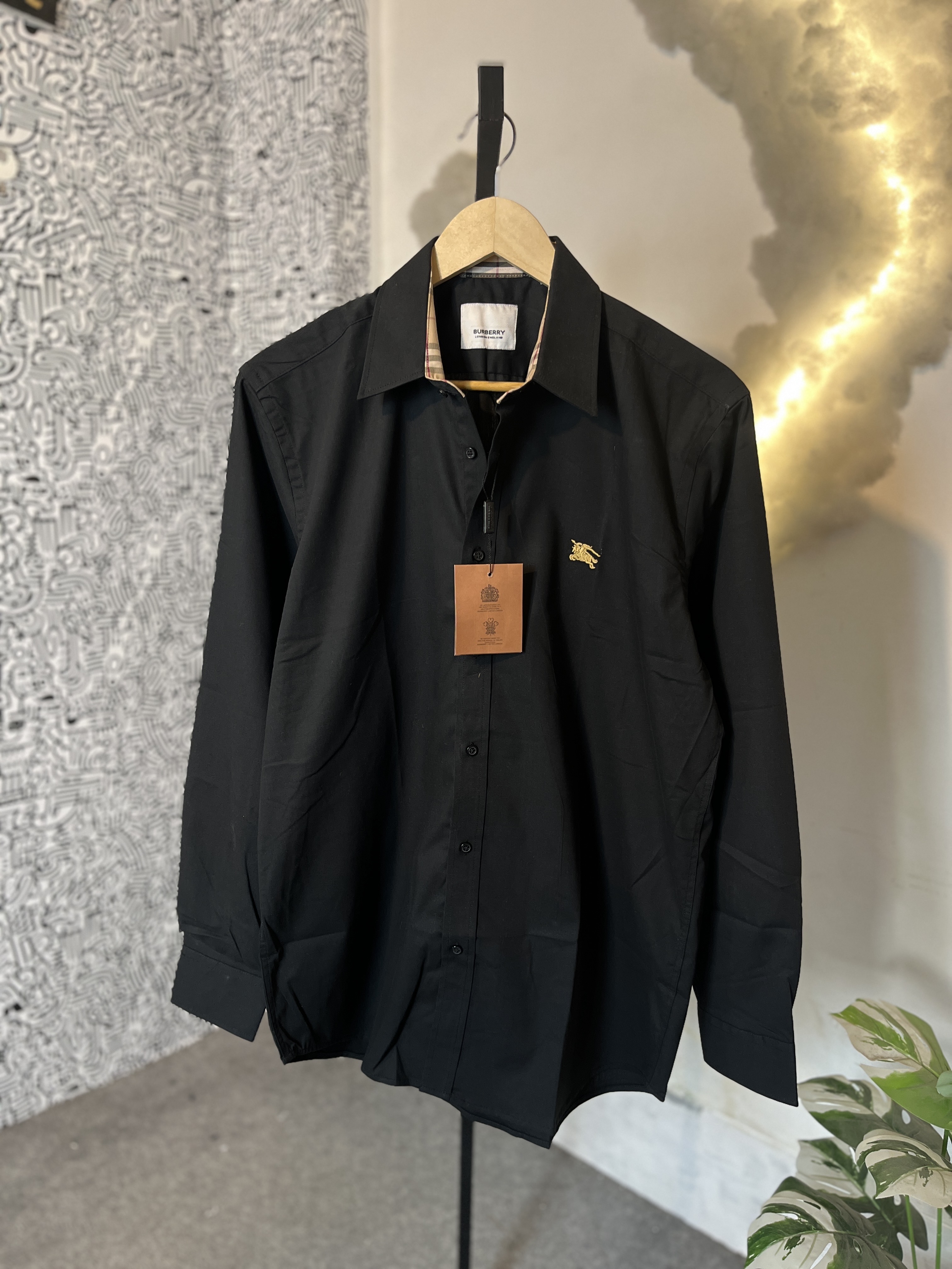 PREMIUM BURBERRY SOLID BLACK_img_4