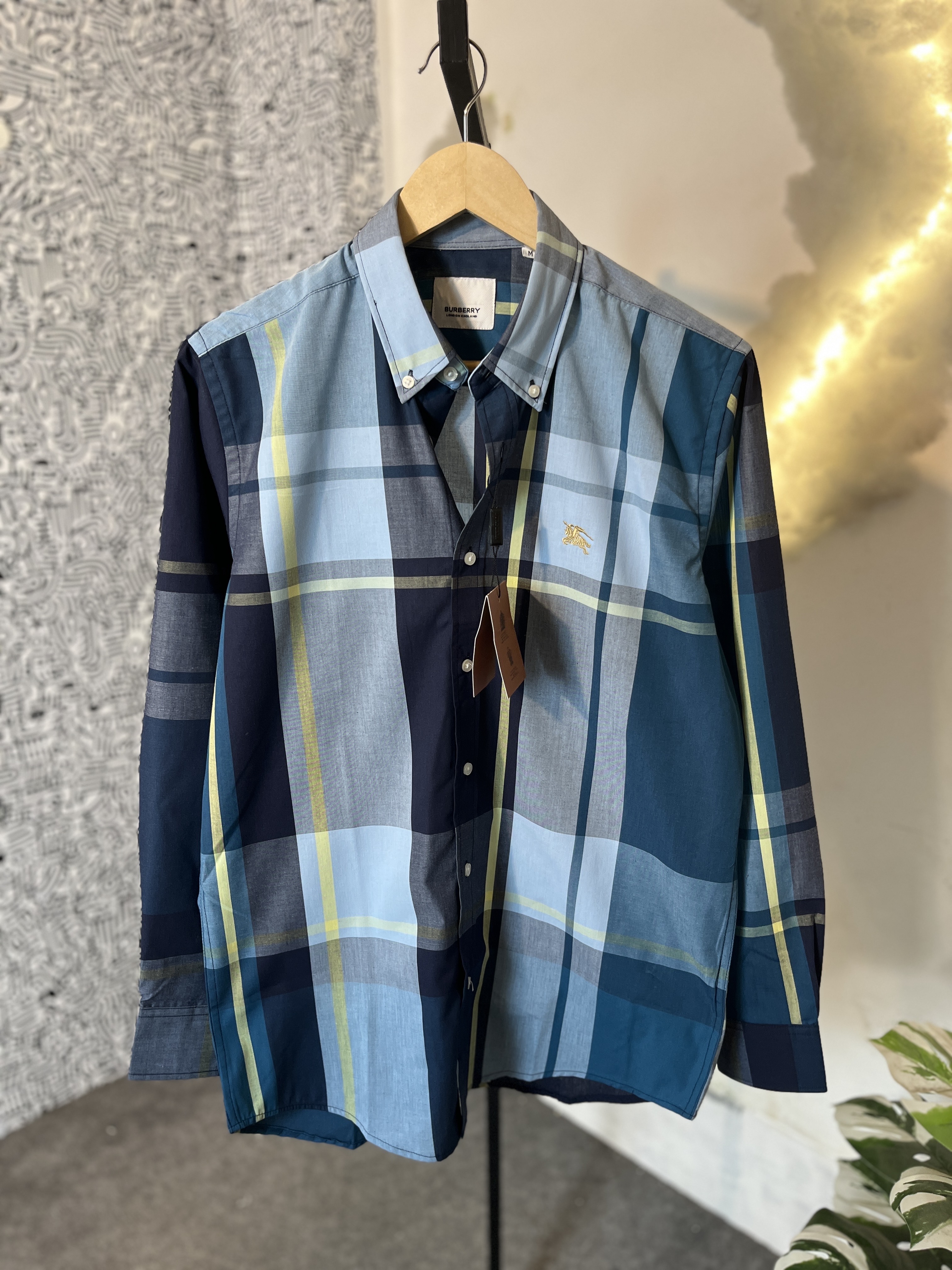 BURBERRY OLIVE GREEN BIG CHECK_img_2