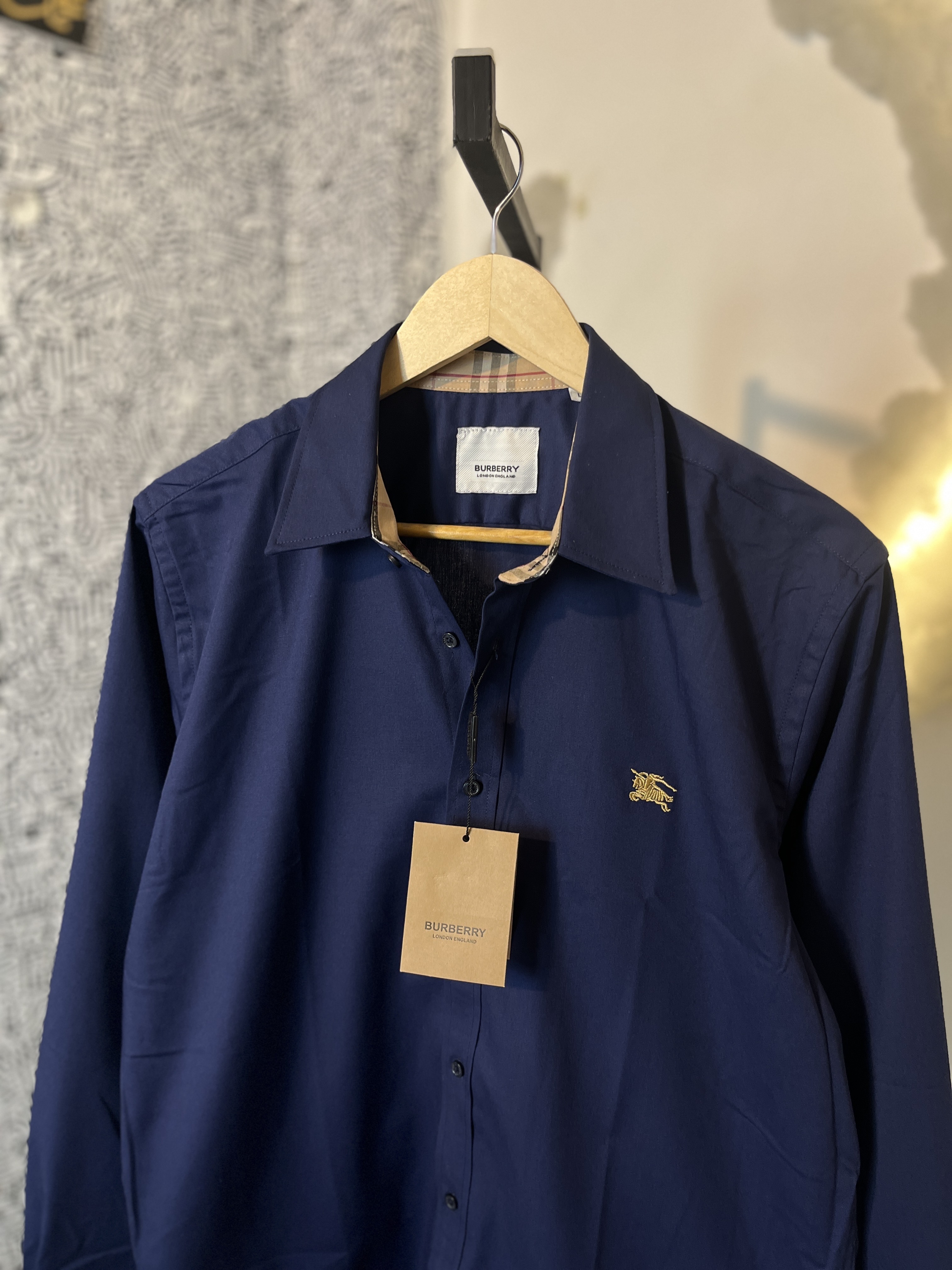 PREMIUM NAVY BLUE BURBERRY