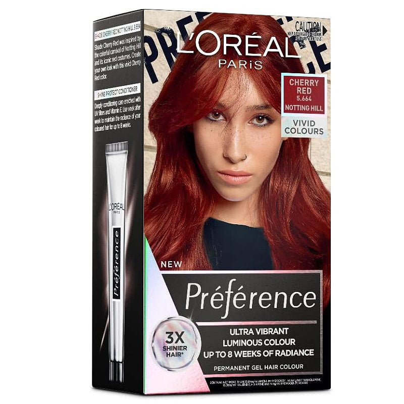 Loreal Préférence Vivids (Colorista) Permanent Gel Hair Dye, Cherry Red 5.664_img_0