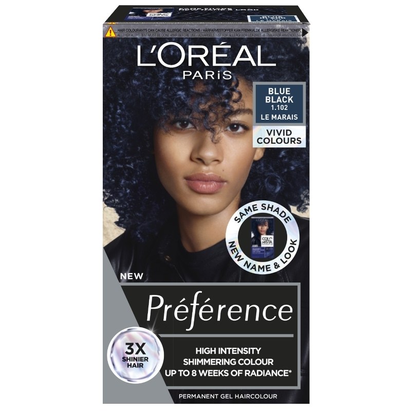 L'Oreal Paris Preference VIVID COLORS hair color 1.102 blue black_img_3