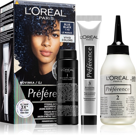 L'Oreal Paris Preference VIVID COLORS hair color 1.102 blue black_img_1