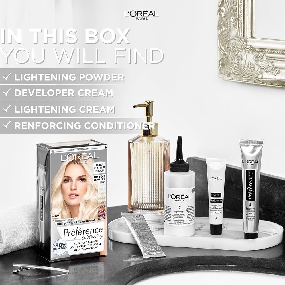 Loreal Hair Color Preference - Bleach Ultra Platinum_img_3
