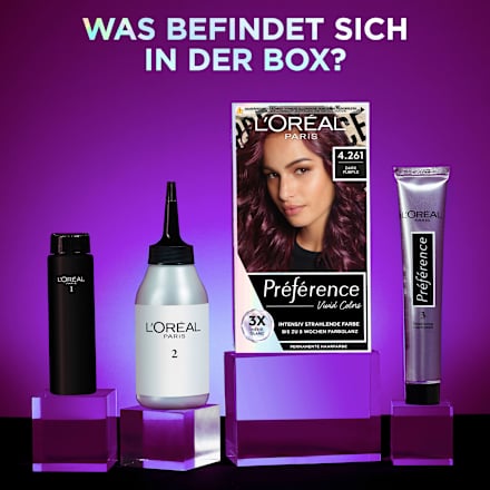 L'Oreal Preference Les Vivids High Intensity Shimmering Colour - 4.261 Dark Purple_img_1