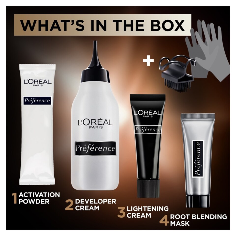 Preference Les Balayage Expert highlights for natural dark blonde to light brown hair. Create beautiful, sun-kissed balayage effects with ease and achieve professional-looking highlights._img_2