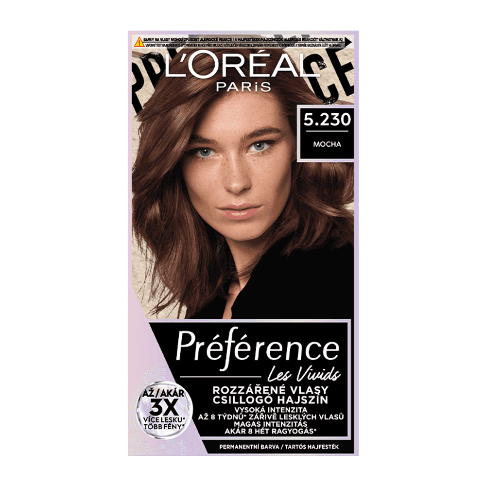 L'Oréal Paris Preference Les Vivids Permanent Gel Haircolour Mocha 5.230_img_1