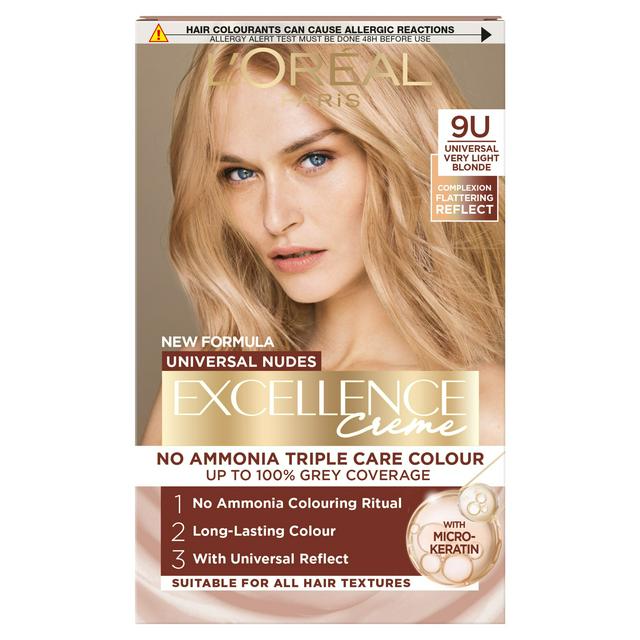 L'Oreal Excellence No Ammonia Triple Care Colour - 9U Universal Very Light Blonde_img_0