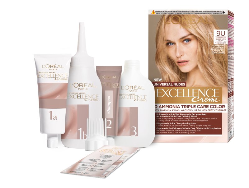 L'Oreal Excellence No Ammonia Triple Care Colour - 9U Universal Very Light Blonde_img_1