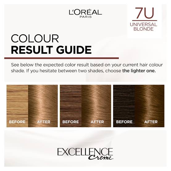 L'Oreal Excellence No Ammonia Triple Care Colour - 7U Universal Blonde_img_1