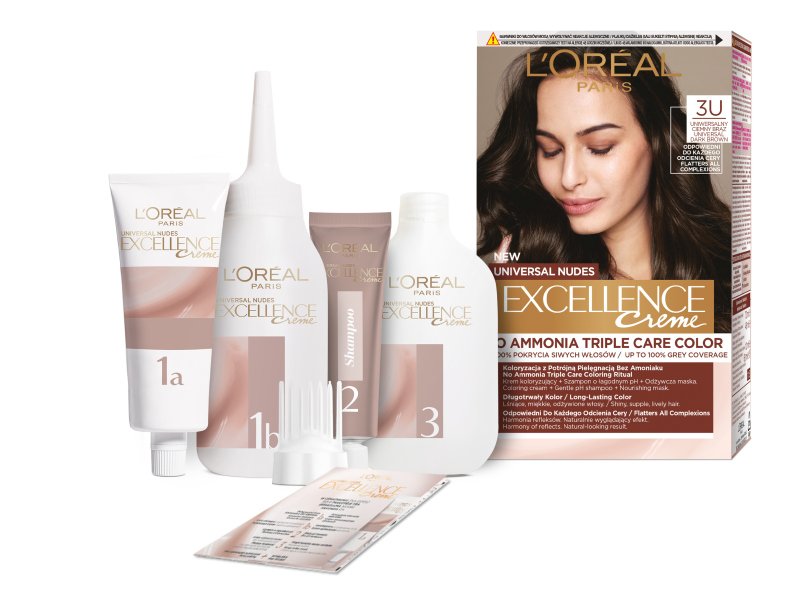 L'Oreal Excellence No Ammonia Triple Care Colour - 3U Universal Dark Brown_img_2