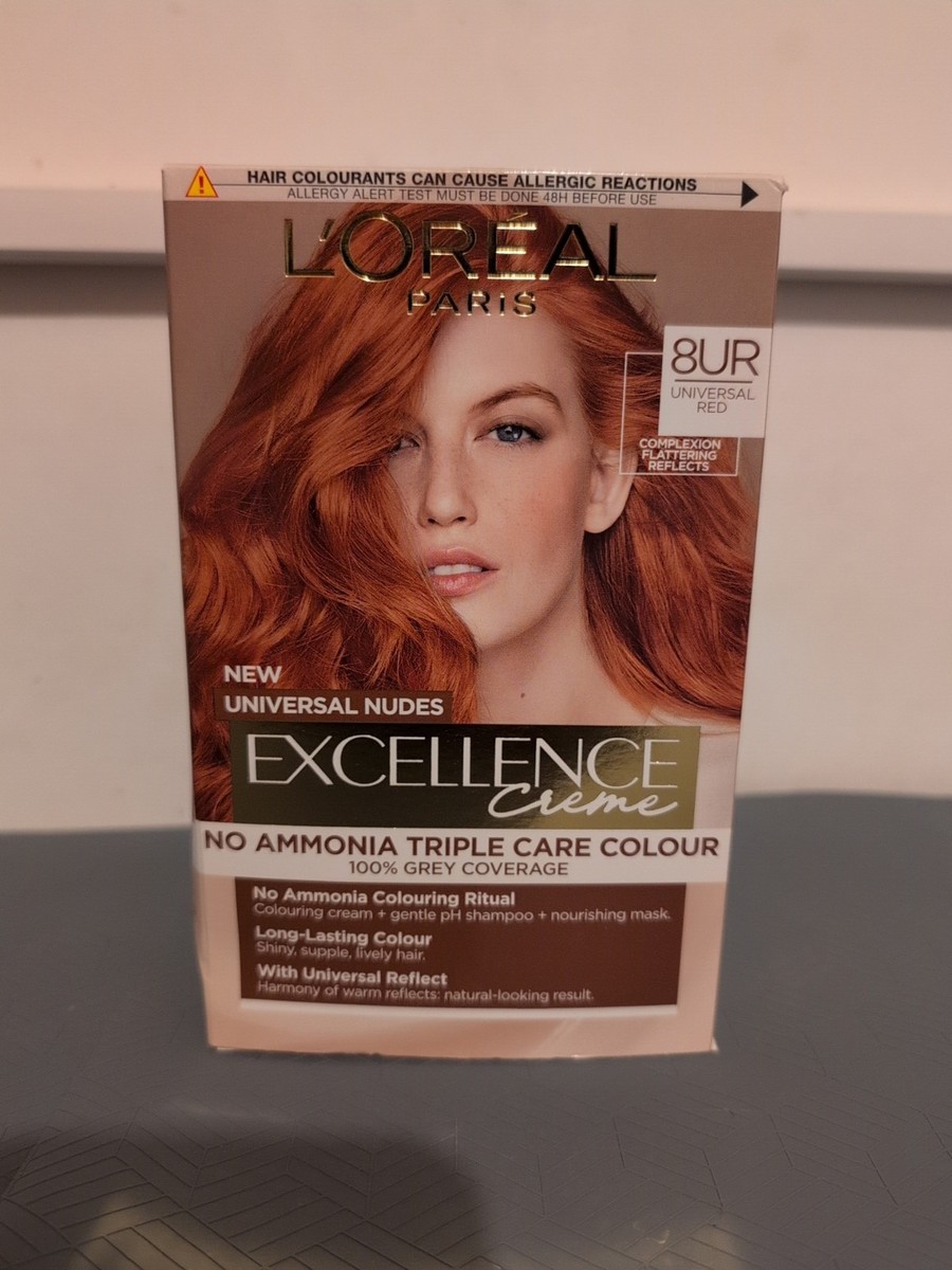 L'Oreal Excellence No Ammonia Triple Care Colour - 8UR Universal Red_img_0