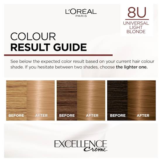 L’Oréal Paris Excellence Creme Nudes Ammonia Free Permanent Hair Dye (UK) 8U Universal Light Blonde_img_2