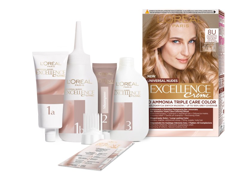 L’Oréal Paris Excellence Creme Nudes Ammonia Free Permanent Hair Dye (UK) 8U Universal Light Blonde_img_3