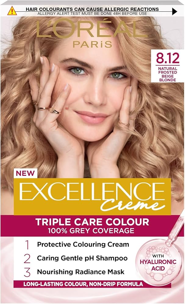 L’Oreal Paris Excellence Crème 8.12 Natural Frosted Beige Blonde Hair Dye_img_0