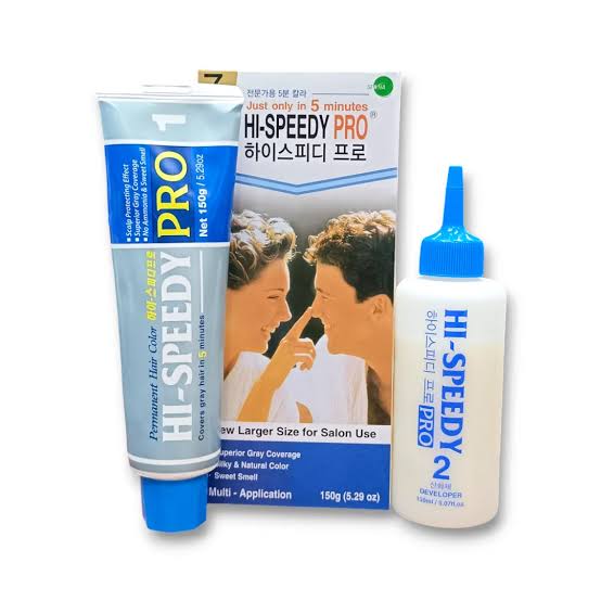 Hi-Speedy Pro 7 Natural Black Hair Color Cream-150gm_img_0