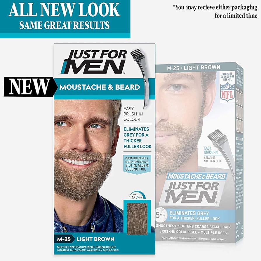 Just for Men Color Gel Mustache & Beard M-25 Light Brown_img_2
