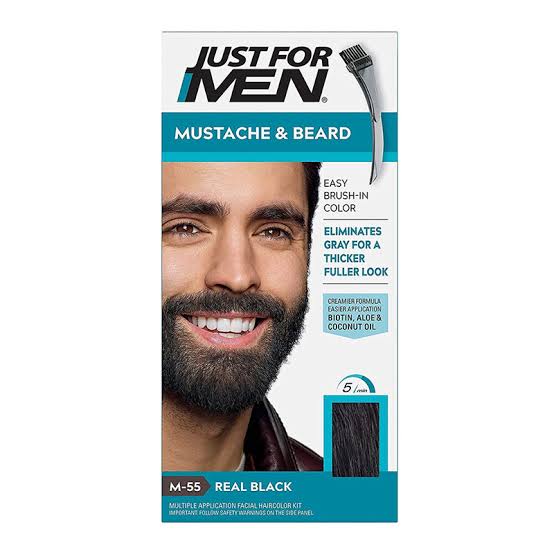 Just for Men Color Gel Mustache & Beard M-55 Real Black_img_0
