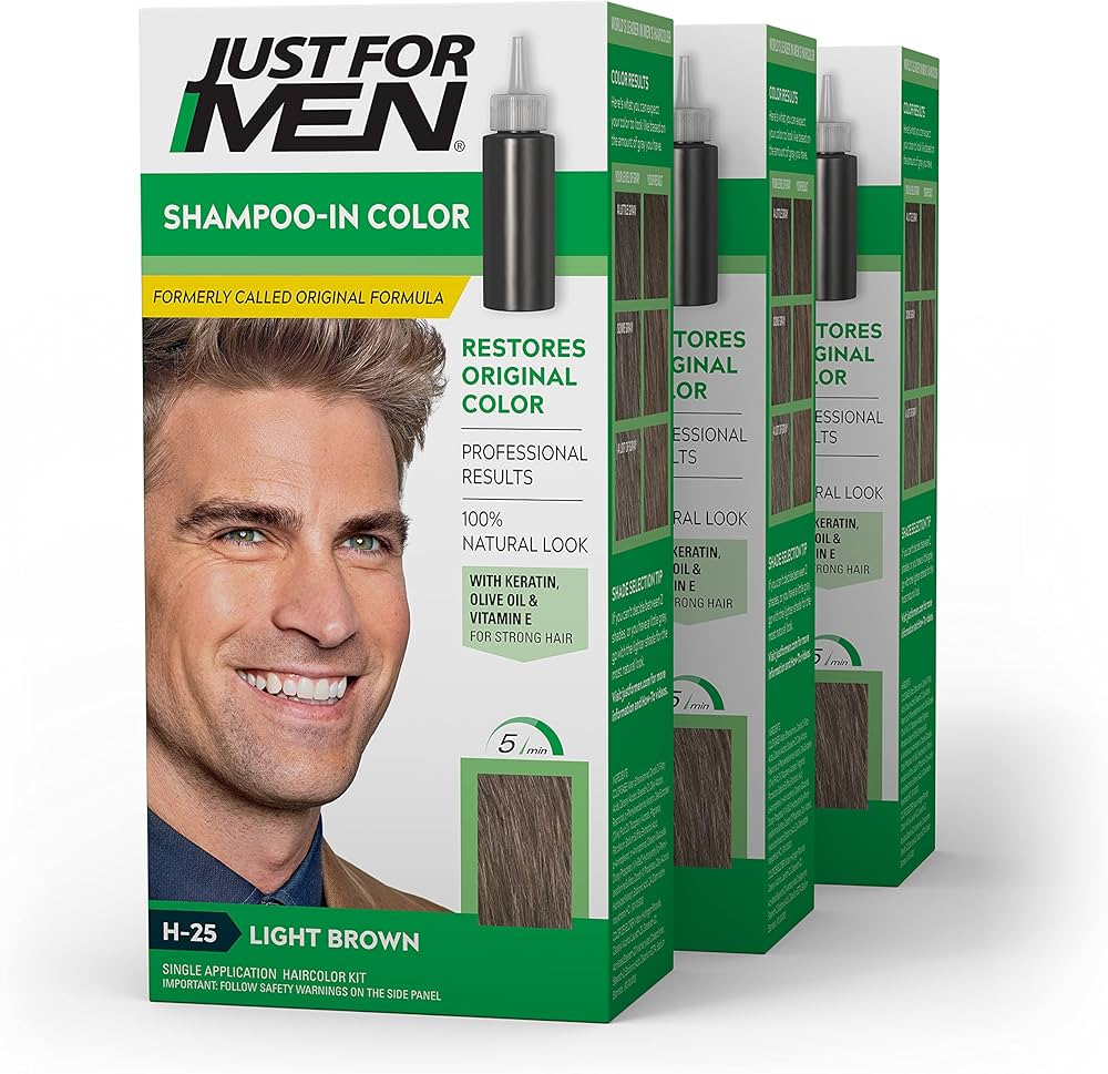 Just for Men Original Formula Hair Color H-25 Light Brown_img_2