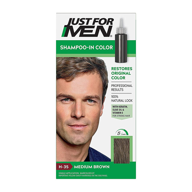 Just for Men Original Formula Hair Color H-35 Medium Brown_img_0