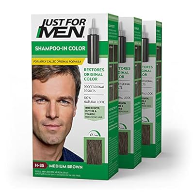 Just for Men Original Formula Hair Color H-35 Medium Brown_img_2