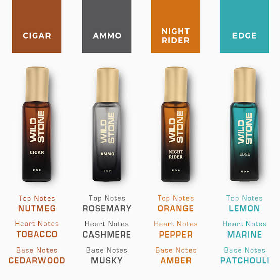 Wild Stone Premium Perfume Gift Set for Men with Ammo, Cigar, Edge & Night Rider – Luxury Fragrances , Pack of 4 (20ml Each)_img_1