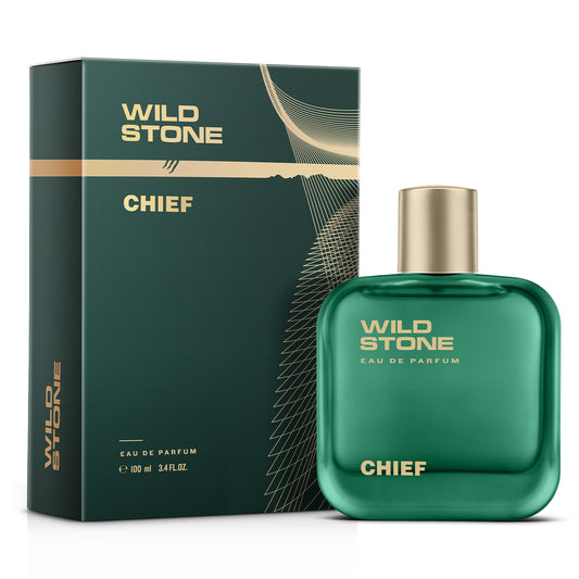 Wild Stone Chief Perfume for Men, 100ml| Luxury Eau De Parfum | Long-Lasting Fragrance | Best Gift for Him l Premium Perfume for Men l Infused with Aquatic and Woody Notes_img_1