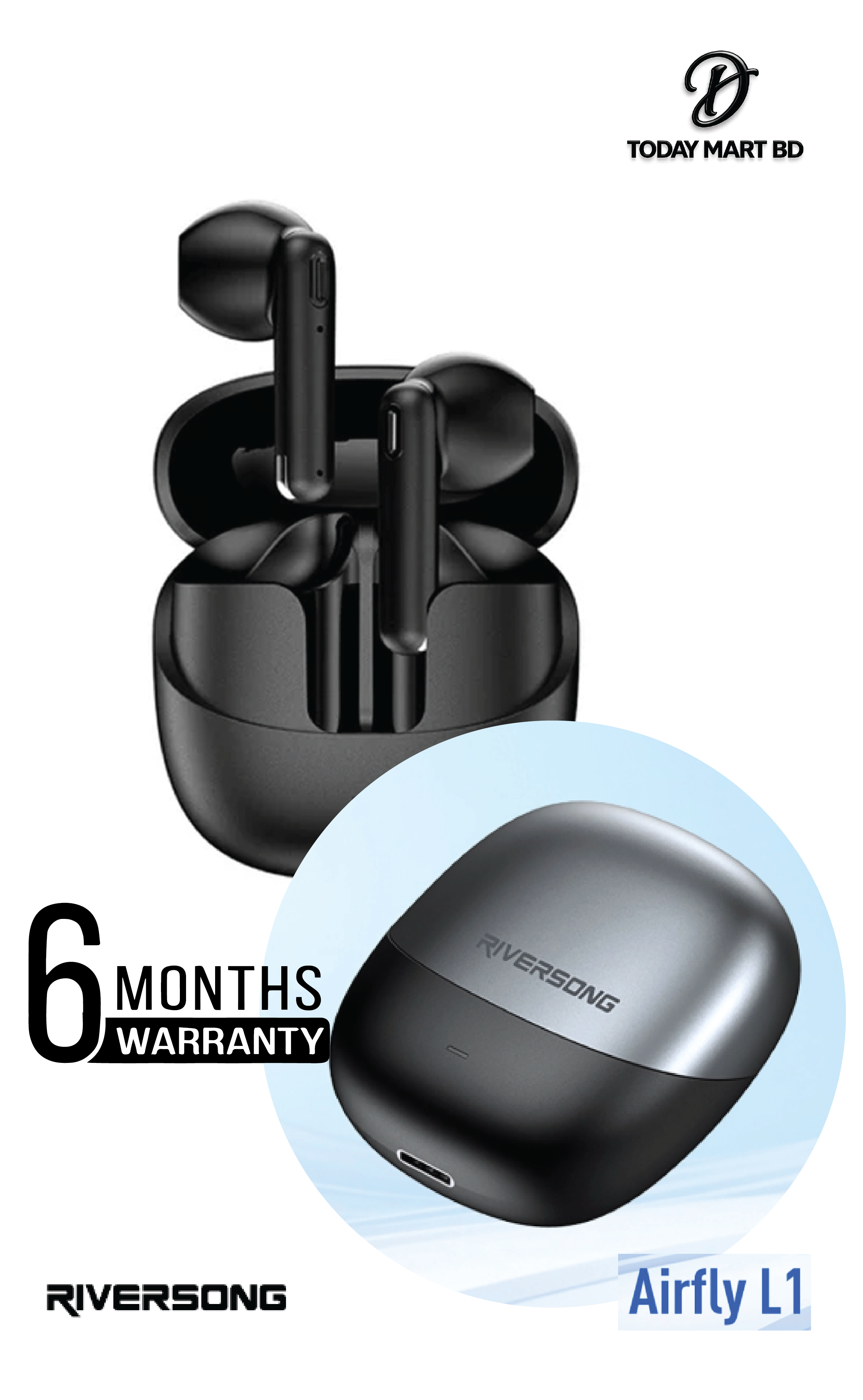 Riversong Airfly L1 EA183 True Wireless Earbuds