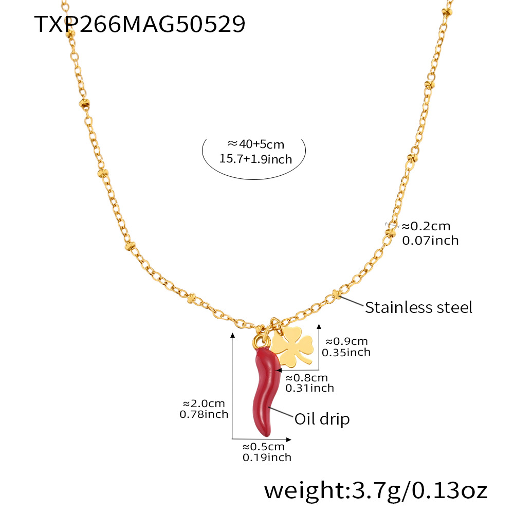 Chili Four Leaf Neckpiece_img_0