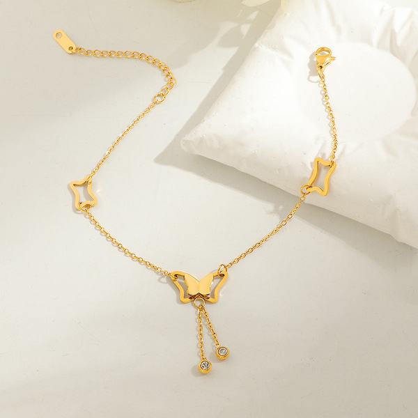 Butterfly hanging anklet_img_2