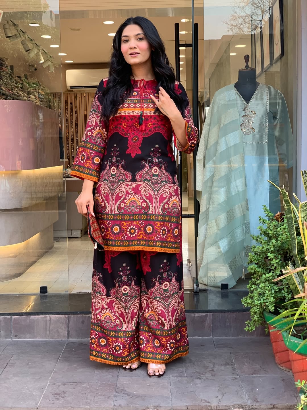 Premium Soft Silk Fabric Digital Printed 2Pcs