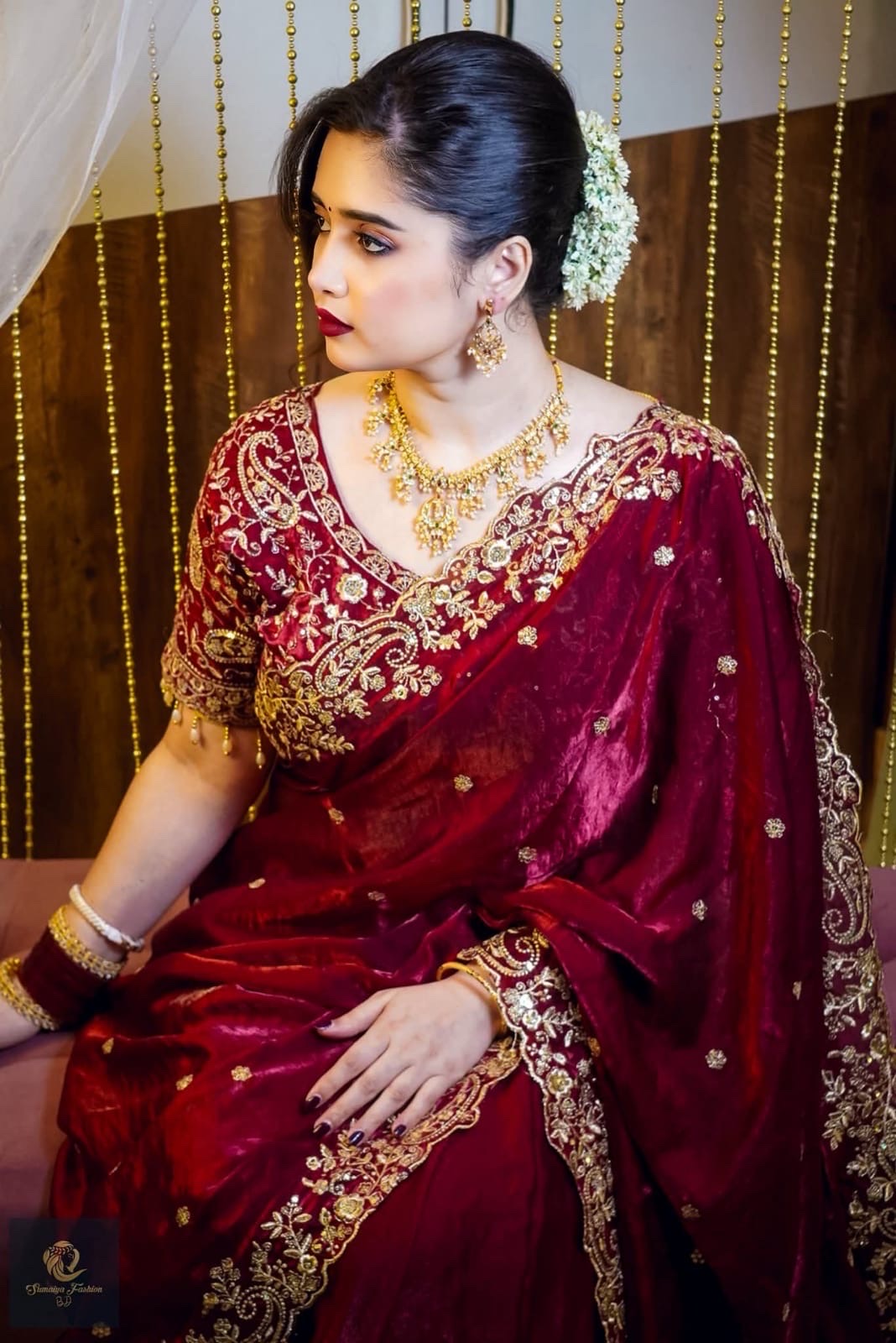 Premium Jemy Chuu Saree – Elegant Bridal Collection