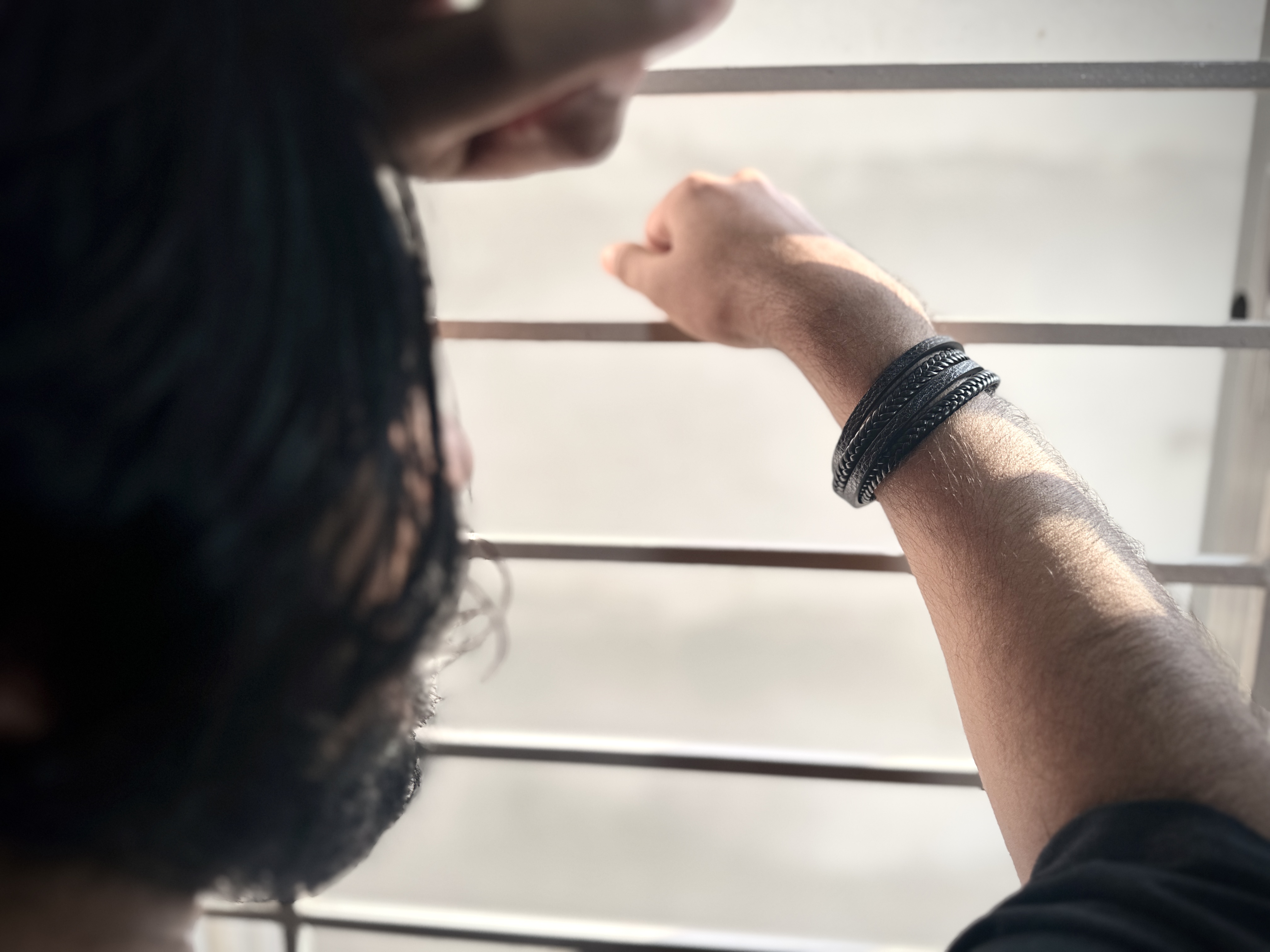 Cross-Border Leather Hand-Woven Bracelet_img_1