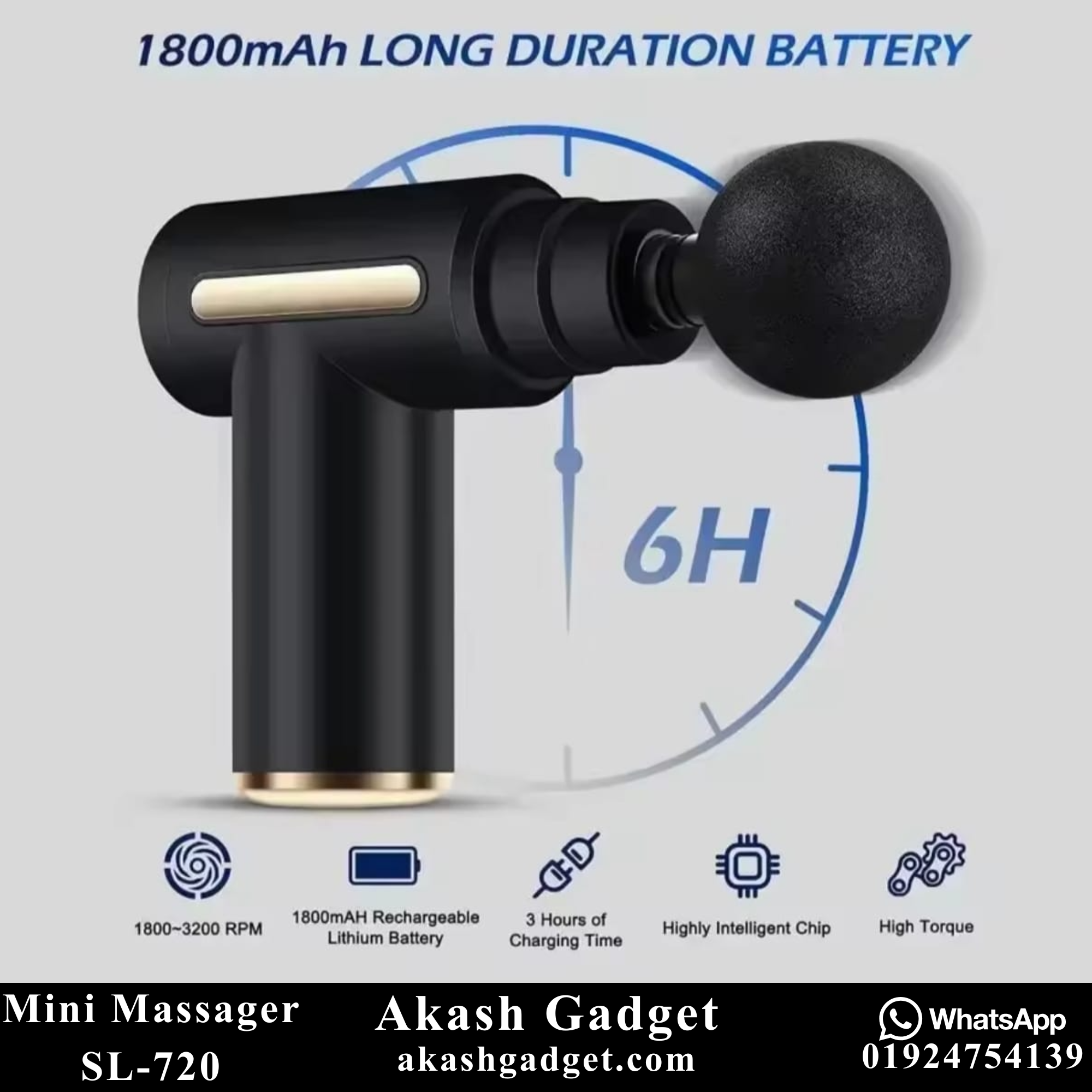 Mini Massager SL-720 Deep Tissue Therapy Gun_img_4