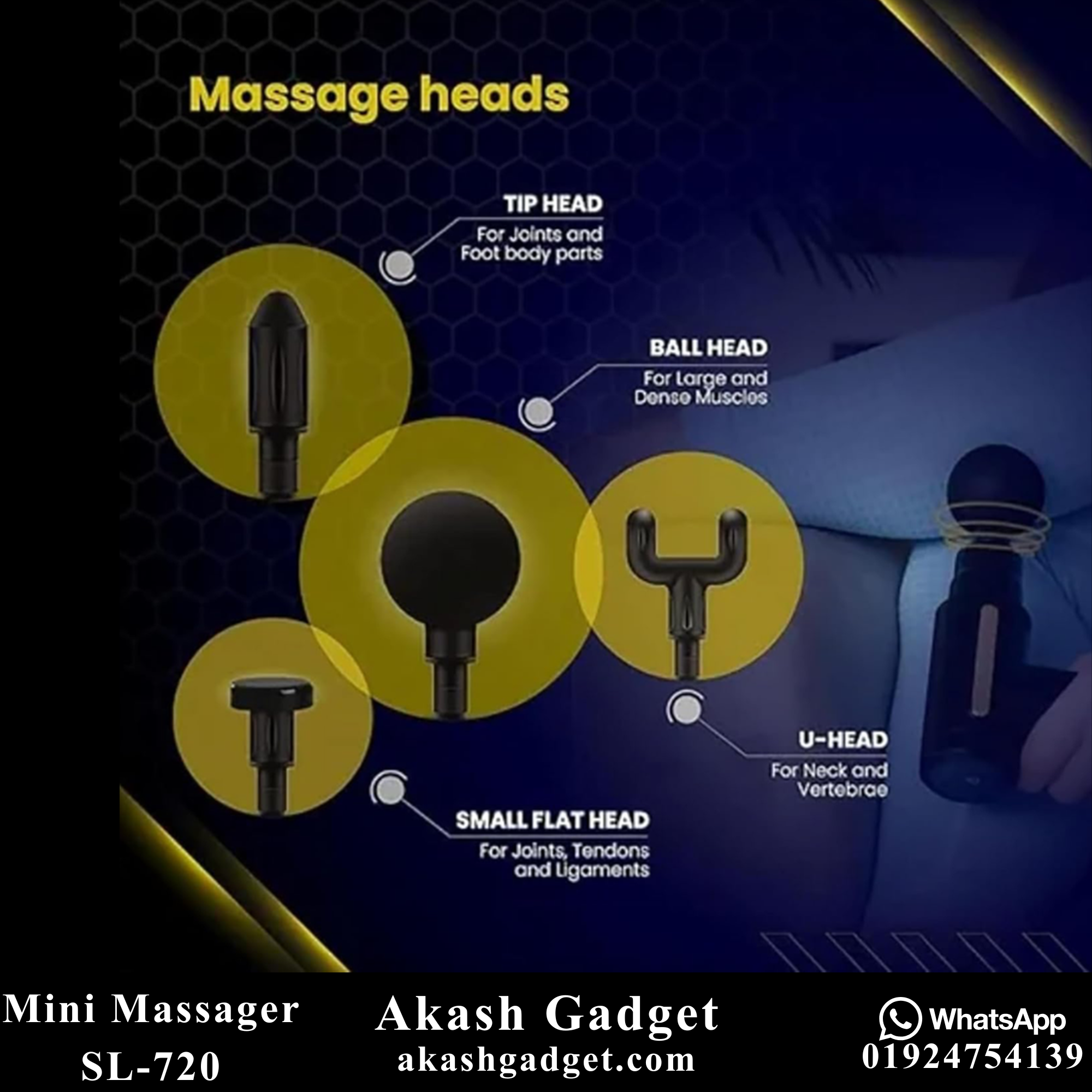 Mini Massager SL-720 Deep Tissue Therapy Gun_img_7