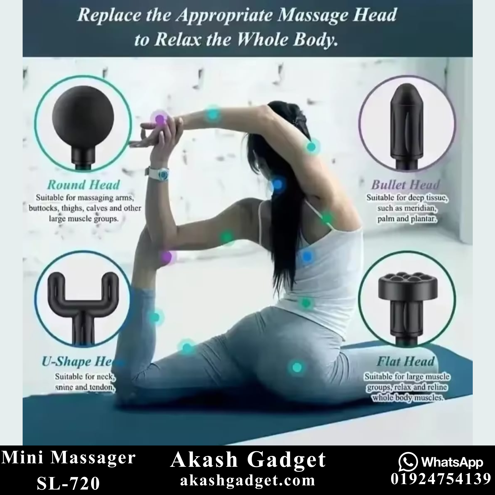 Mini Massager SL-720 Deep Tissue Therapy Gun_img_10