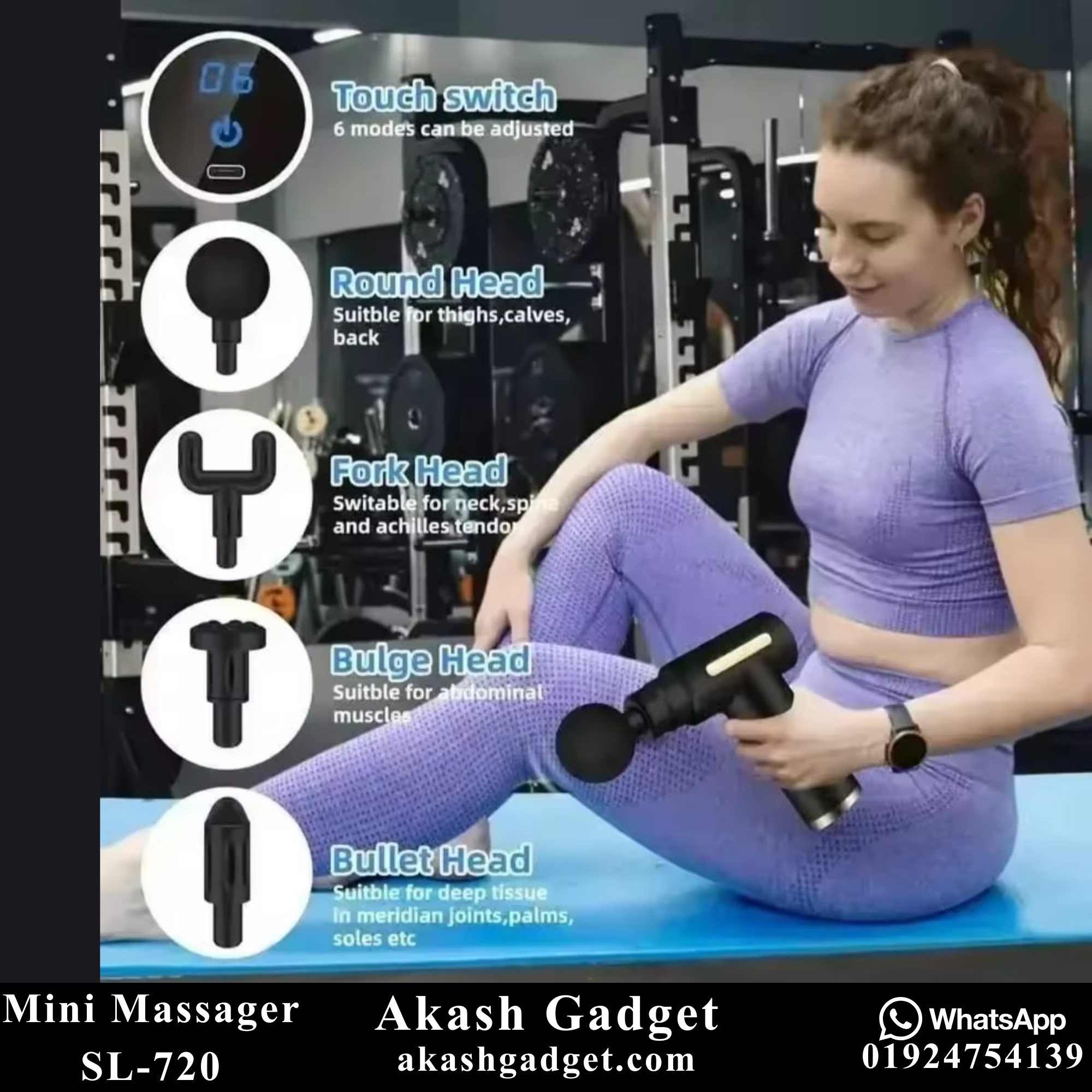 Mini Massager SL-720 Deep Tissue Therapy Gun_img_11