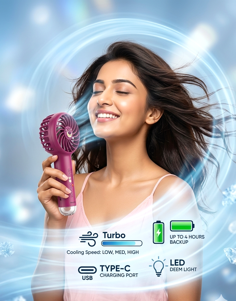 Rechargeable Turbo Fan | Original Quality_img_0