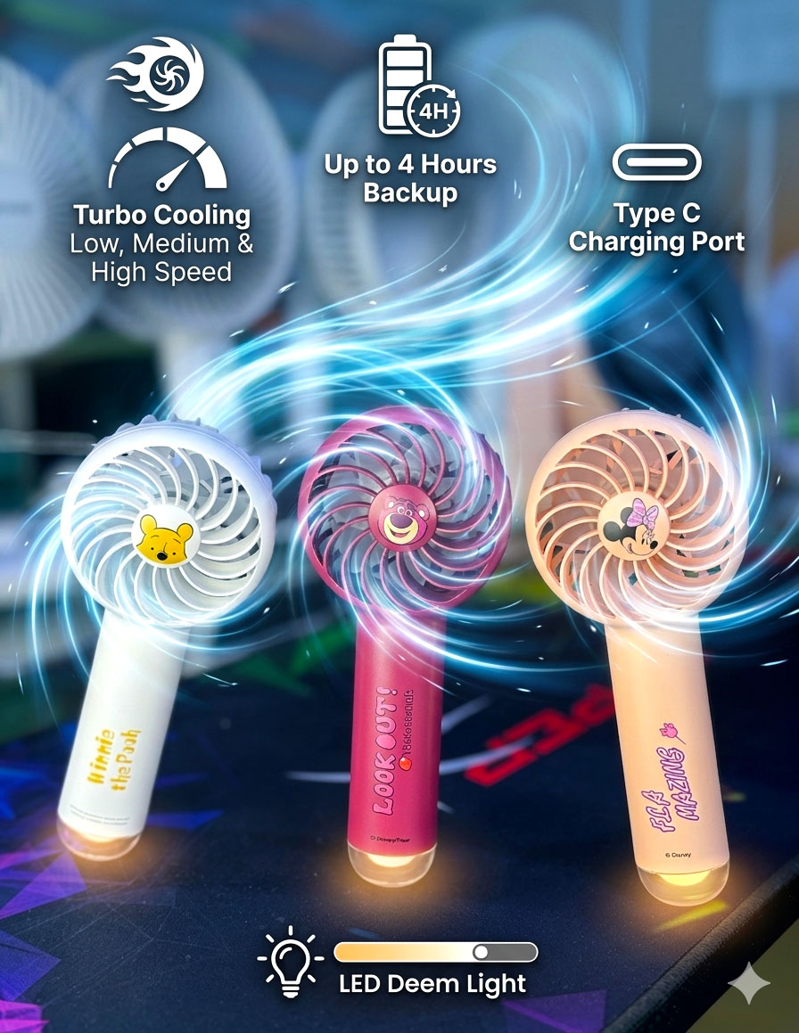 Rechargeable Turbo Fan | Original Quality_img_3