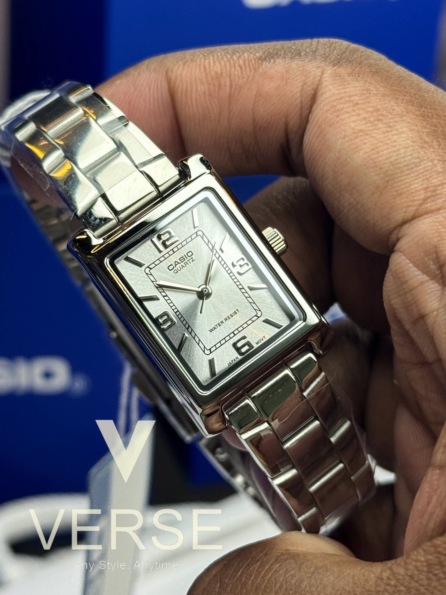 Casio LTP-1234DD-7ADF White Dial Women's Stainless Steel Watch | Casio LTP-1234DD-7ADF