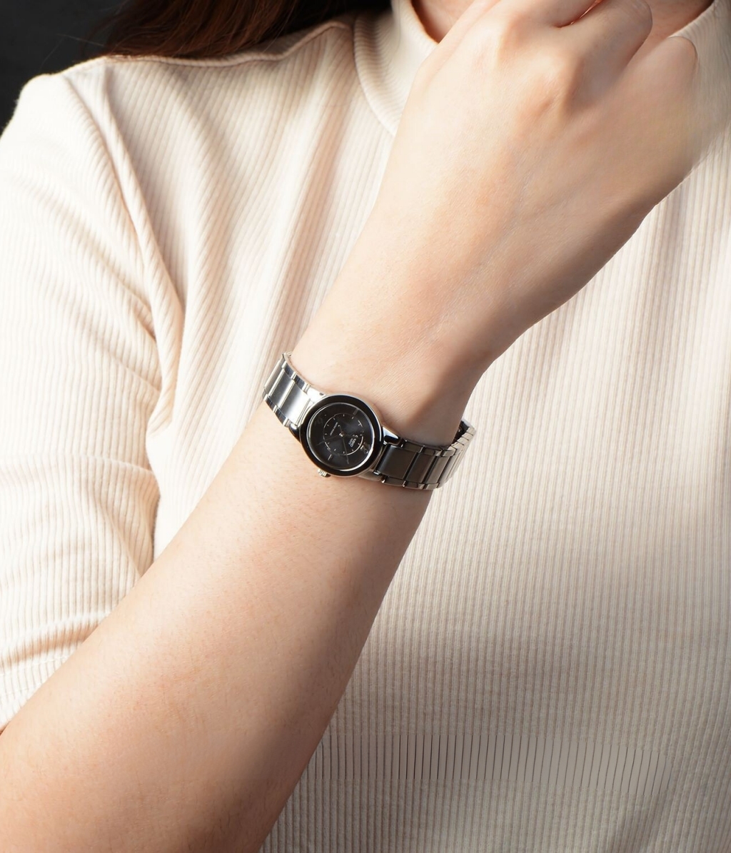 Casio LTP-1230D-1CDF Black Dial Women's Stainless Steel Watch | Casio LTP-1230D-1CDF_img_1