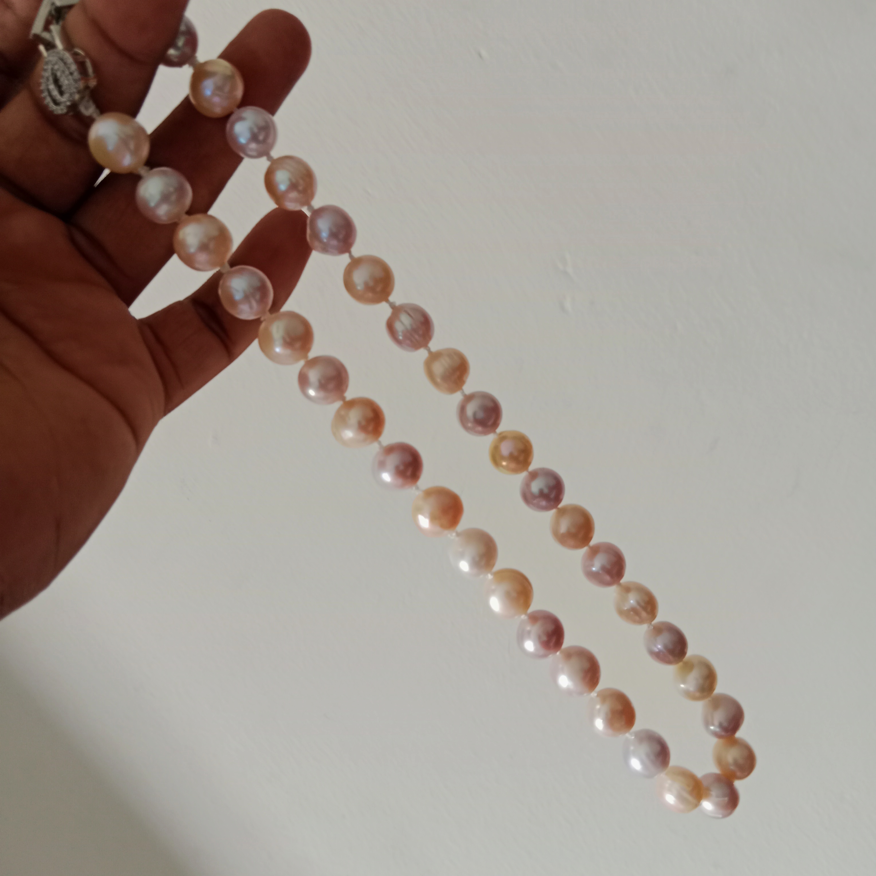 Premium Quality 12 MM Pearl Multicolor Necklace_img_1