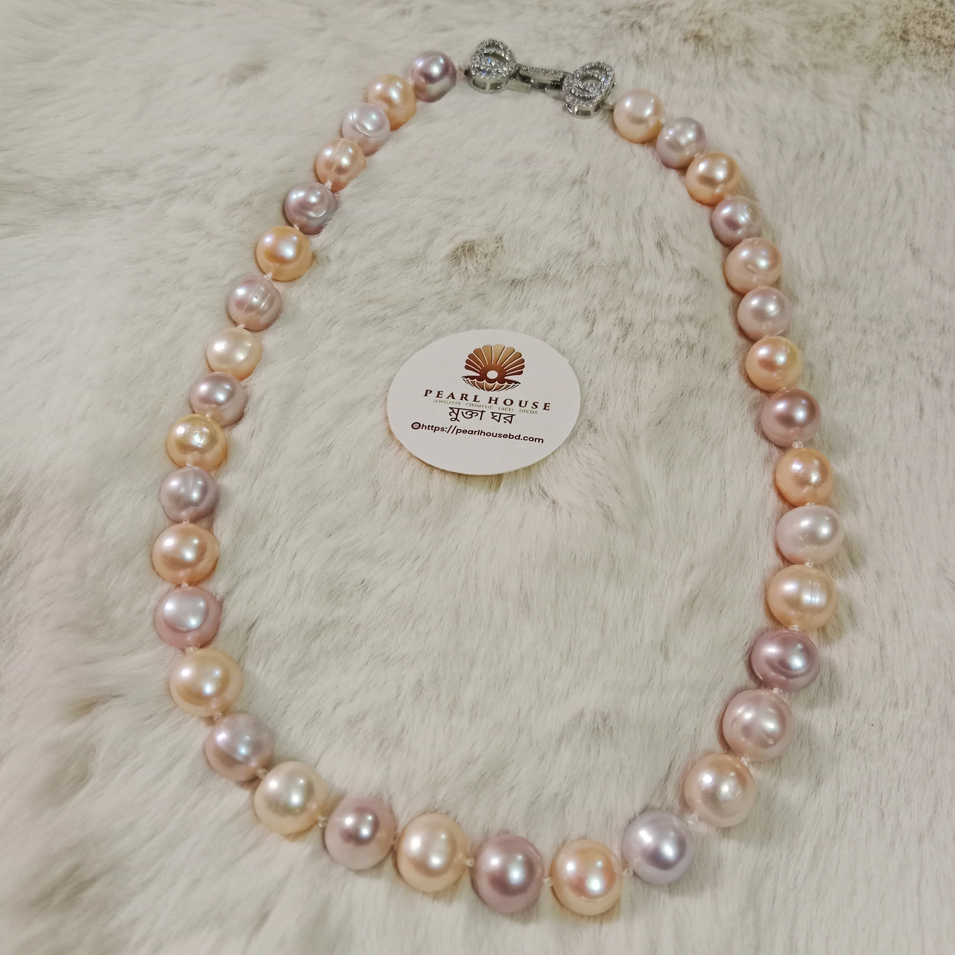 Premium Quality 12 MM Pearl Multicolor Necklace_img_0