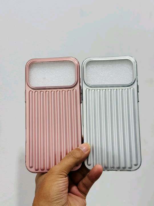 Protective Aesthetic Soft TPU Phone Case for iPhone - Rose Gold & Silver 🔥_img_4