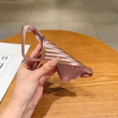 Protective Aesthetic Soft TPU Phone Case for iPhone - Rose Gold & Silver 🔥_img_6